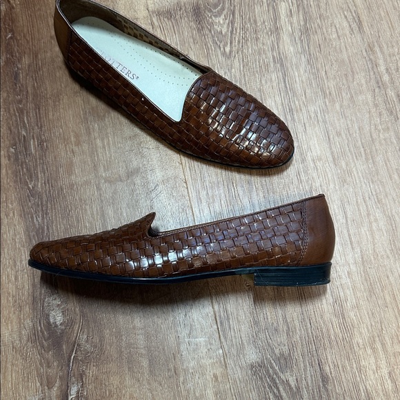 Trotters Chestnut Woven Flats Liz Style Color‎ Brown - Picture 10 of 15